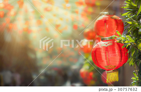 Chinese new year lanterns in chinatown 30757632