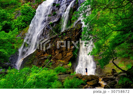 waterfall in the rain forest, Thailand waterfall in the rain forest, Thailand 30758672