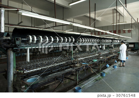 工場 上海 シルク 30761548