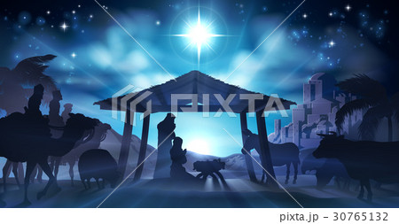 Nativity Christmas Scene Nativity Christmas Scene 30765132