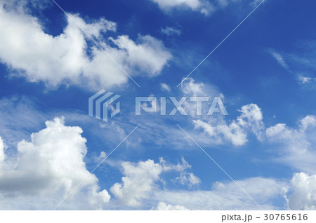 雲 入道雲 屋外 30765616