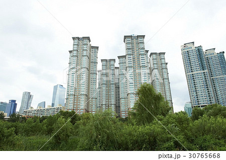 高層マンション 支流の川生態公園 汝矣島 30765668