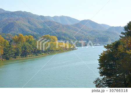 江原道 南怡島 北漢江 30766318