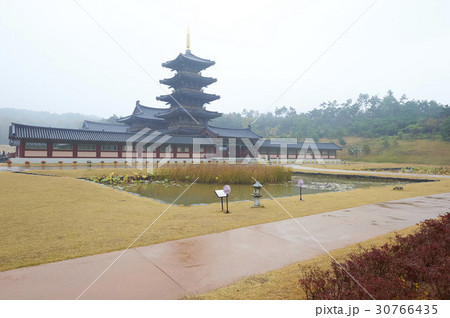 古建築 木塔 百済文化団地 30766435