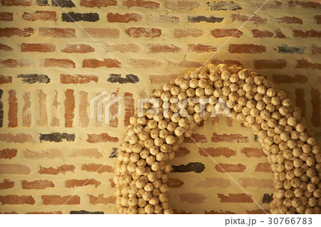 ニンニク 束 壁 30766783