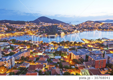 ドゥブロヴニク 海 夜景 30768041