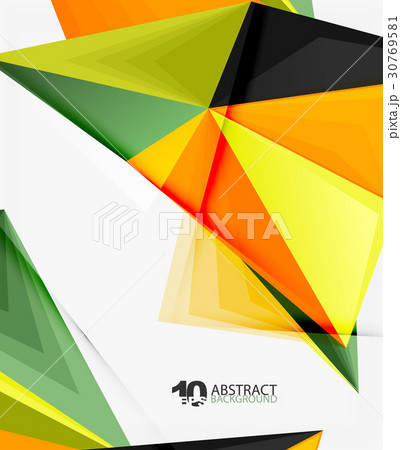 3d triangle polygonal abstract vector 3d triangle polygonal abstract vector 30769581