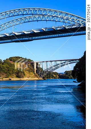 西海橋　伊の浦海岸からの眺め 30770414