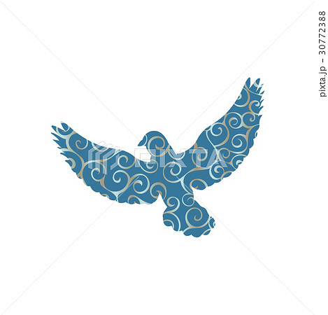 Pigeon bird color silhouette animal 30772388