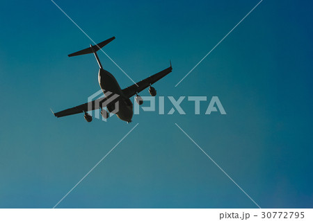 Passenger aircraft in the sky 30772795