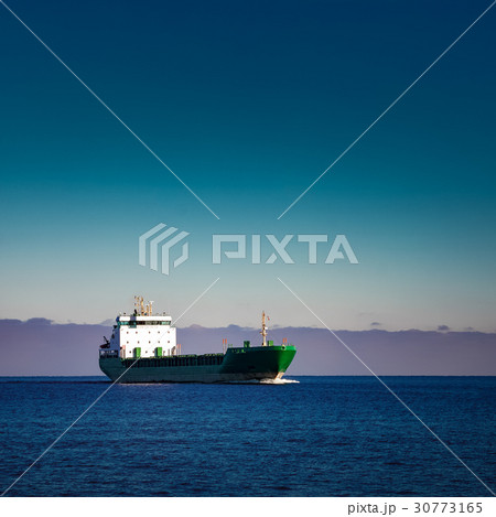 Green cargo ship Green cargo ship 30773165