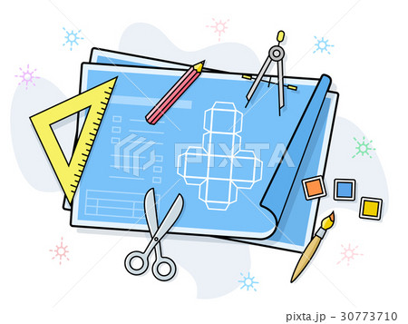 Drawing and painting tools icons 30773710
