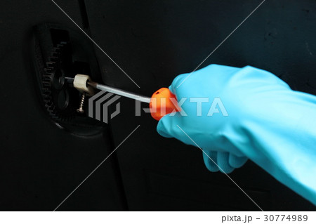 Use four-pointed screwdriver for gear maintenance. 30774989