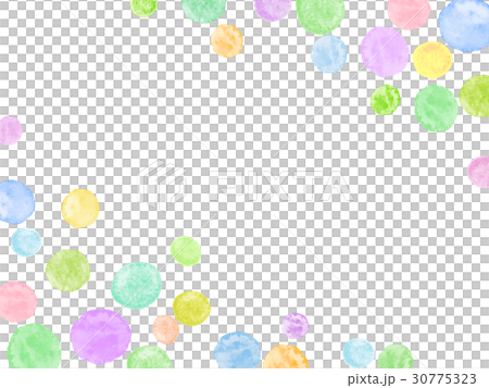 Random polka-dot pattern with margin 30775323