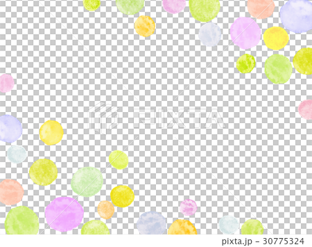 ランダムな水玉模様 余白あり ランダムな水玉模様 余白あり 30775324