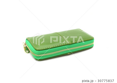 green purse on isolated green purse on isolated 30775837