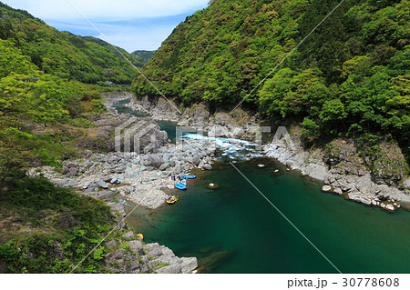 新緑の小歩危峡 30778608
