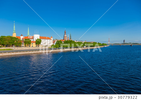 Old Town of Riga and Daugava River, Latvia Old Town of Riga and Daugava River, Latvia 30779322
