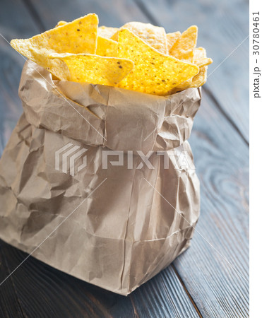Nachos in the paper bag 30780461