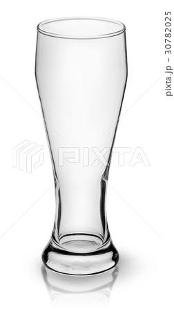 Empty beer glass top view 30782025