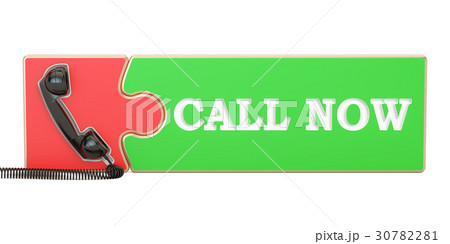 call now concept, 3D rendering 30782281