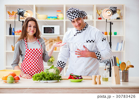 Food cooking tv show in the studio Food cooking tv show in the studio 30783426