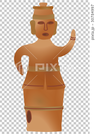 Haniwa dancing person Haniwa dancing person 30784997