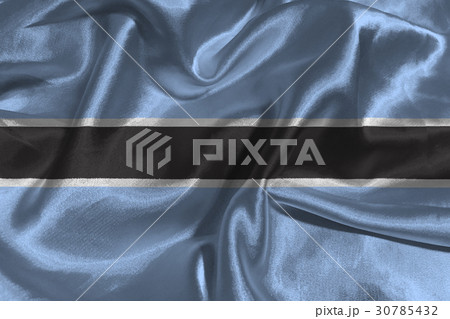 Botswana national flag 3D illustration symbol. Botswana national flag 3D illustration symbol. 30785432