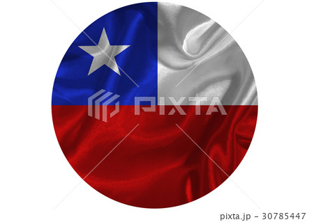 Chile national flag 3D illustration symbol. Chile national flag 3D illustration symbol. 30785447