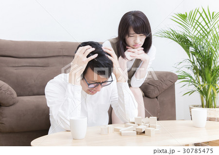 人生失敗イメージ 失敗 絶望 倒産 リストラの写真素材