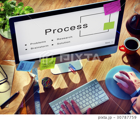 Process Business Startup Strategy Goals Concept Process Business Startup Strategy Goals Concept 30787759
