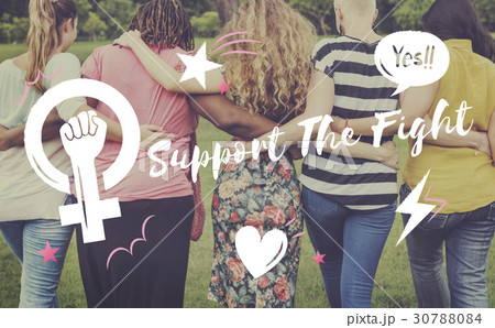 Support the fight gender feminism graphic 30788084