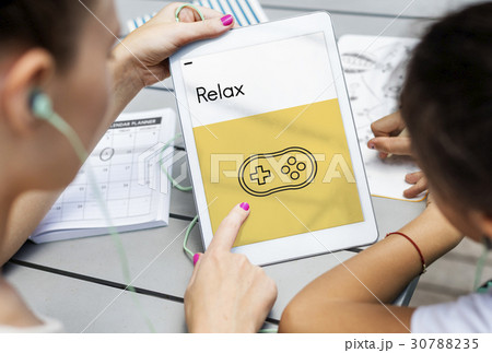 Recreation Relax Enjoyment Leisure Hobby Joystick Recreation Relax Enjoyment Leisure Hobby Joystick 30788235