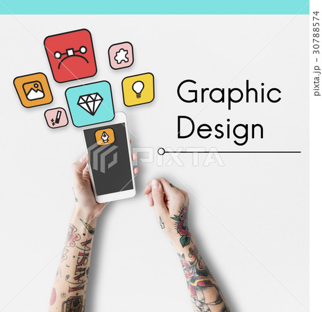 Design Innovation Simulation Icon Graphic Design Innovation Simulation Icon Graphic 30788574