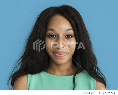 African Descent Woman Smiling Portrait 30789553