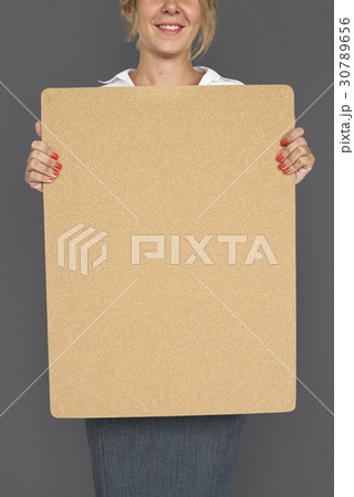 Woman Smiling Happiness Copy Space Portrait Concept Woman Smiling Happiness Copy Space Portrait Concept 30789656