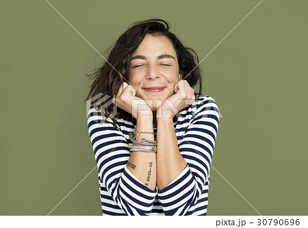 Caucasian White Girl Smiling Beautiful 30790696