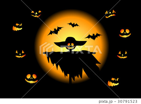 Halloween night background 30791523