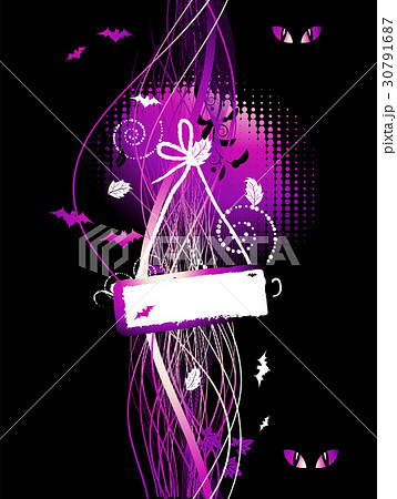Halloween night background 30791687