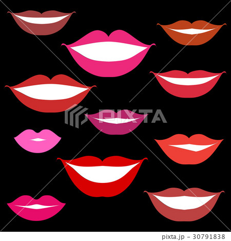 Smiles, lips background 30791838