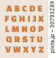 Typographic alphabet design set 30793289