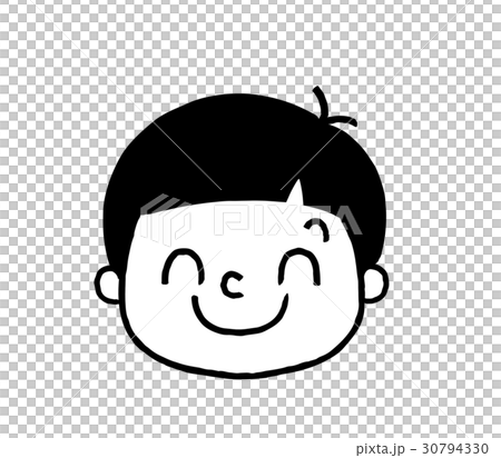 男の子の表情：笑顔 30794330