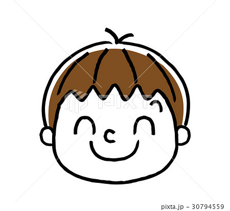男の子の表情：笑顔 30794559