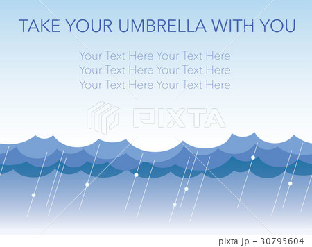 シームレスな雨雲の背景 シームレスな雨雲の背景 30795604