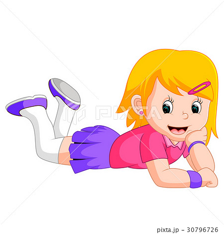 girl Lying on the floor 30796726