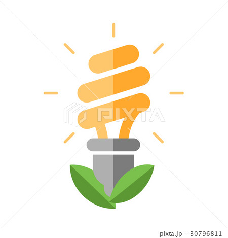 Energy Saving - flat design single icon 30796811