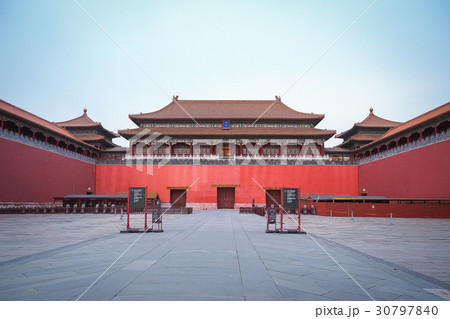 The Meridian Gate at The Palace Museum in Beijing The Meridian Gate at The Palace Museum in Beijing 30797840