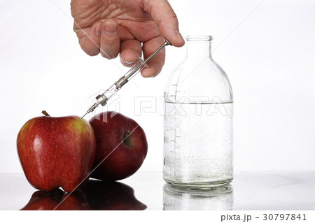 modified foods, apple pumped with chemicals 30797841