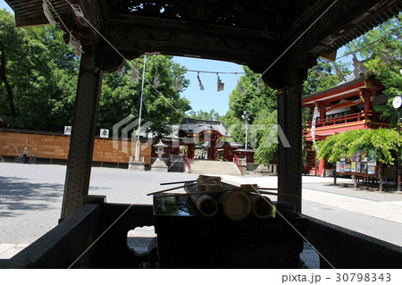 秩父神社(手水舎からの境内) 秩父神社(手水舎からの境内) 30798343