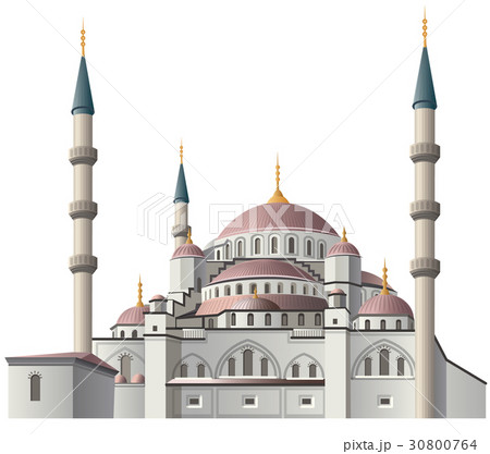 Mosque In Istanbulのイラスト素材